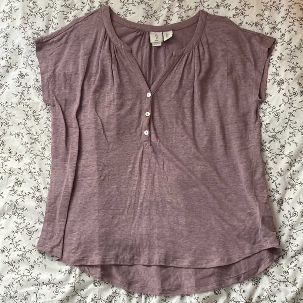Purple Short Sleeved Shirt
